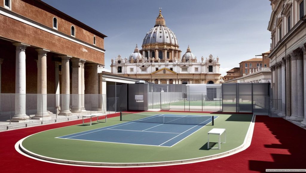 In Vaticano si gioca anche a tennis. E Papa Leone XIV è in prima linea